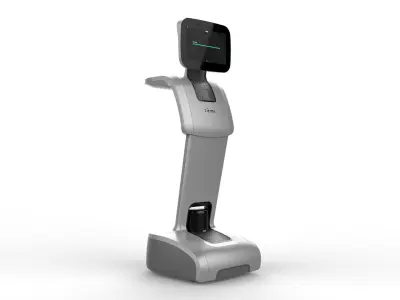 Robot Temi Silver 3D model