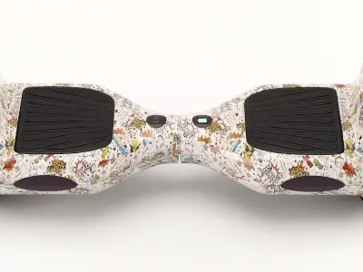 Self Balancing Electric Scooter 3D model