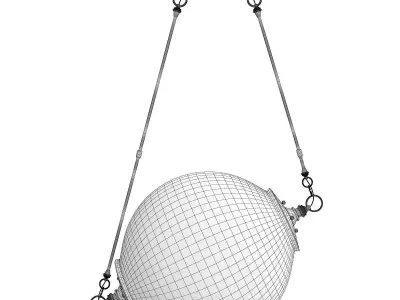 Otto Sphere Pendant Low-poly 3D model