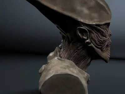 Alien Bust  3D model