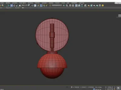 GREENWICH SINGLE SCONCE Low-poly 3D model