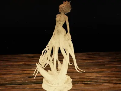 Octoqueen - Queen of seas 3D print model