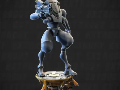 Robot Suit Type 303 Poseable Set 100mm 3D print model