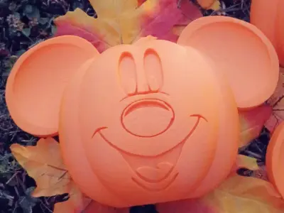 Mickey Pumpkin Main street pumpkin Wreath decor  3D print model