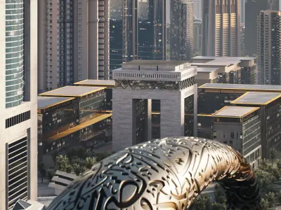Dubai City 3D model 3D model
