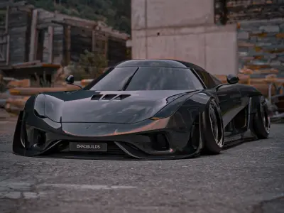 Swiss Abandoned House HDRI hdr environment 3D model