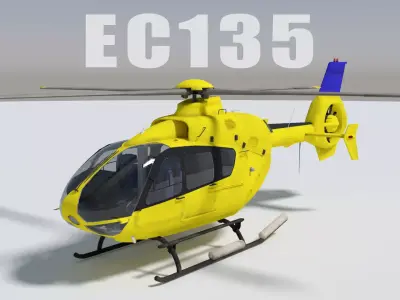 Airbus EC135 aka H135 3D model