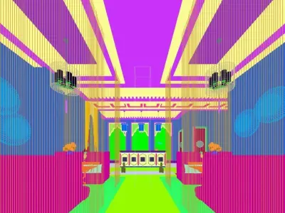 Business Restaurant - Coffee - Banquet  21 3D model