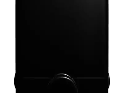 Minimalist Chrome Control Unit Low-poly 3D model