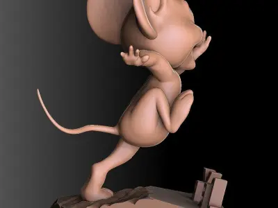 Jerry for 3D print STL 3D print model