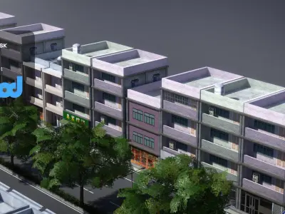 TW Suburbs Street 001 3D model