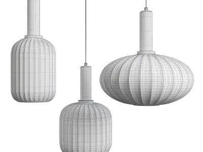  AMSTERDAM GLASS WHITE Low-poly 3D model