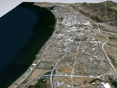 Cityscape Muscat Oman 3D model