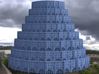 Babylon Tower of Babel 3D model