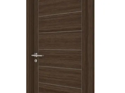 Door-030 modern interior door 3D model