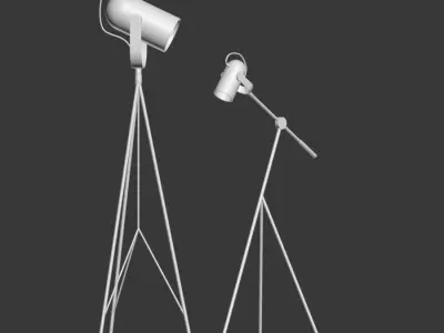 Floor Lamp Set  3D model