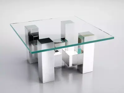 Cityscape Coctail Table 3D model