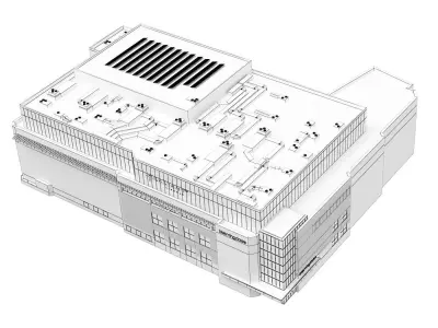 Santa Cruz Mall California 3D model