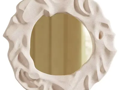 Sandstone pavlova mirror 3D model