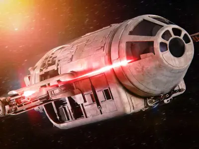 Rebel attack shuttle Cargowisp - Star Wars 3D model
