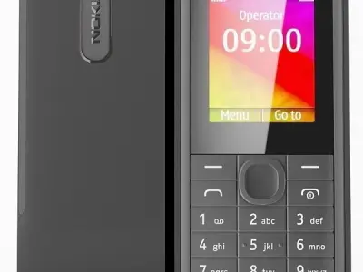 Nokia 106 Black 3D model