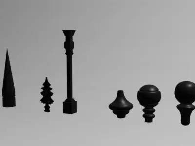 Wrought iron 3D model