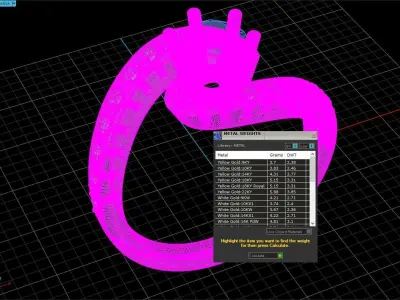 Tension engagement ring 3D print model