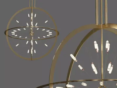 ARMILLA circular chandelier 3D model