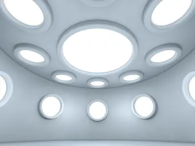 Sci Fi Room 3D model 17