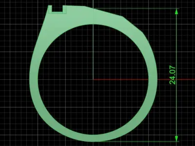 Jewelry ring 342 3D print model purchase