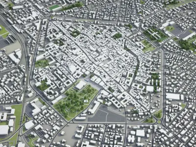 Reggio Emilia  Low-poly 3D model