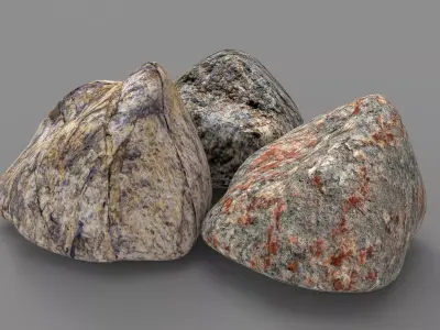 Stone Pack 3D model