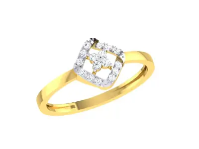 Women Ring  Render 3dm STL OBJ FBX Details 3D print model 276
