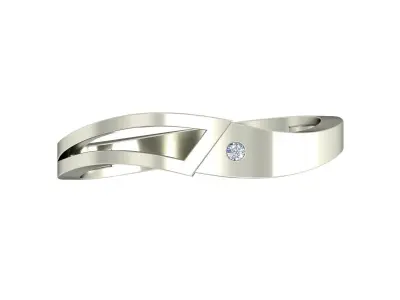 Women Ring  Render 3dm STL OBJ FBX Details 3D print model 74