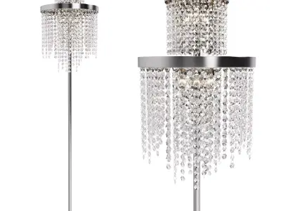 Floor lamp Cascada chrome 62GDM-80231 3D model