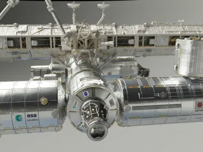  International Space Station (High Poly) 