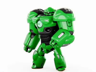 BATTLE DROID  GOLIATH  V-2    RIGGED 3D model