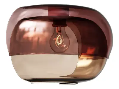 Kinoko colored glass wall sconce 3D model