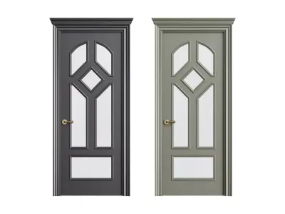 Modern entrance door 27 3D model