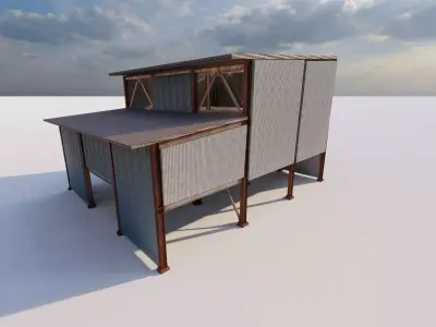 Warehouse-Warehouse Building 3D model