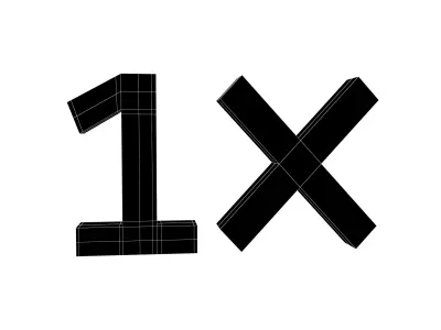 Bonus 1x Symbol v1 004 Low-poly 3D model