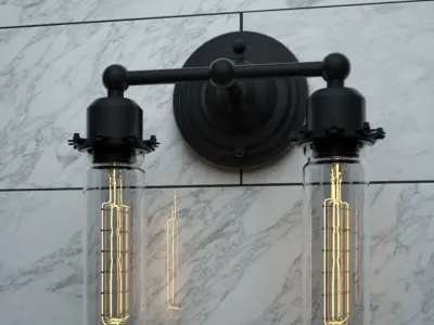 Sconce 7 Loft Design 3D model