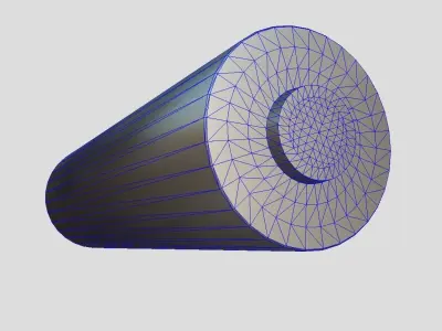 Battery AA Low-poly 3D model