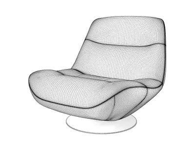 Manarola Swiveling Armchair 3D model