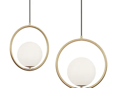 Pendant Lamp SOLLI Low-poly 3D model