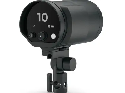 Camera Flash Head 3D model