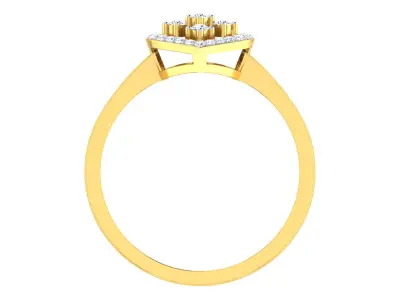 Women Ring  Render 3dm STL OBJ FBX Details 3D print model 163