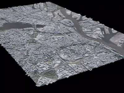 Hamburg - Germany 3D model