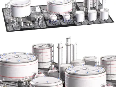 Oil base n1 3D model