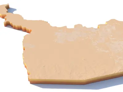 Sacramento city in California USA 3D model